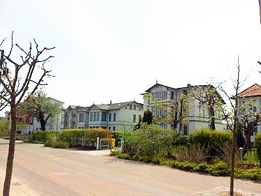 Promenade mit Hotels in Ahlbeck